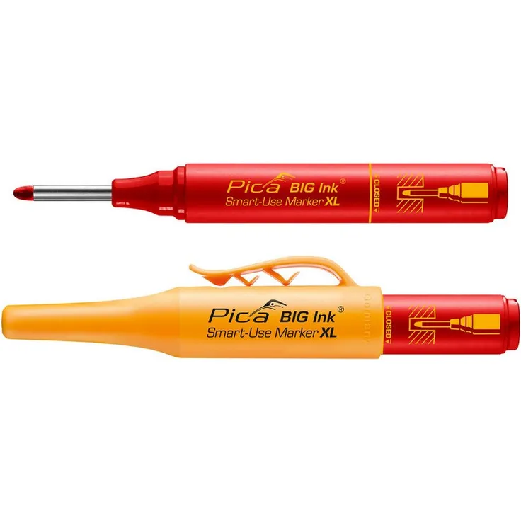 Pica PICA BIG Ink Smart-Use Marker XL 170/40/SB, rot, Permanentmarker mit dicker Spitze für glatte Oberflächen