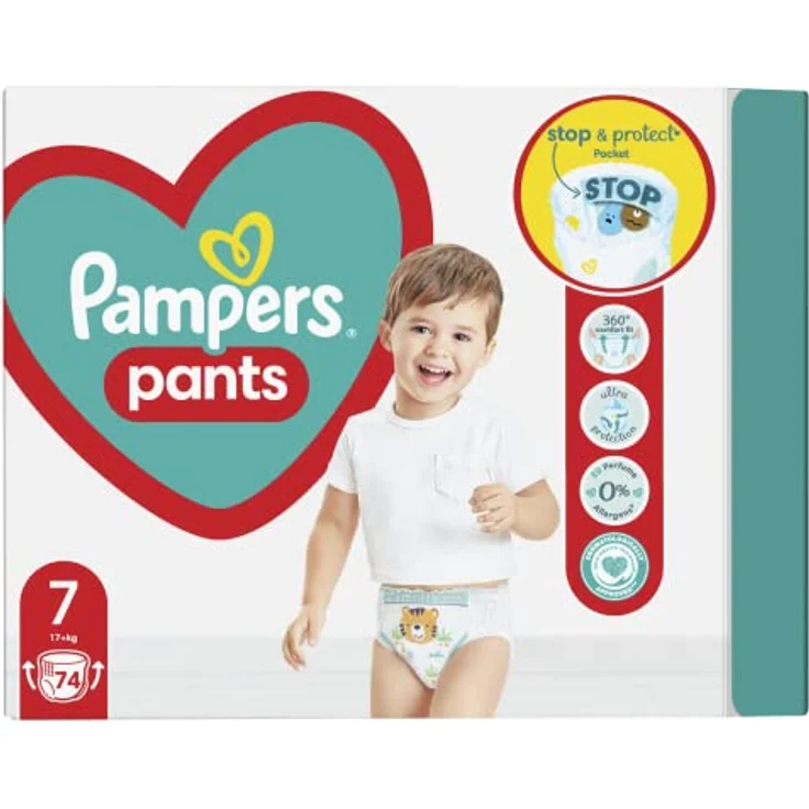 Pampers Pants Dreng/Pige 7 74 stk – Bild 5
