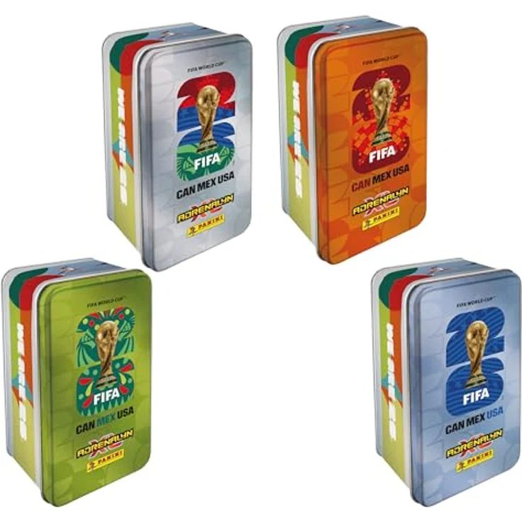 Panini FIFA 365 Adrenalyn XL 2025 Trading Cards Classic Tin, 10 Packs mit je 6 Karten und 3 Limited Edition Karten, internationale Version – Bild 3
