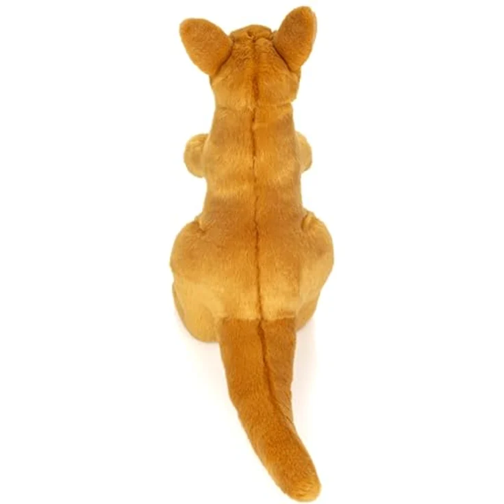 Hermann Teddy Teddy Hermann 91633 Känguru mit Baby 30 cm, Kuscheltier, Plüschtier mit recycelter Füllung, weiches Plüsch, umweltfreundlich, kindersicher, naturalistisches Design – Bild 3