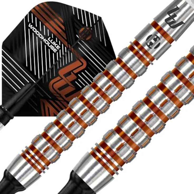 Harrows Luke Woodhouse G2 Softtip, Dartpfeile mit 90% Wolfram, Signature Predator-Ringgriff, Kupfer-Titannitrid-Beschichtung, 18 g – Bild 5