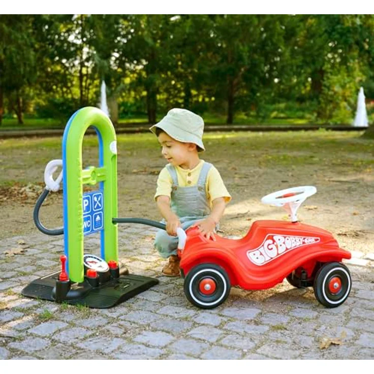 BIG Bobby Car Tankstelle, Spielzeug-Zubehör zur Förderung von Kreativität und motorischen Fähigkeiten – Bild 6