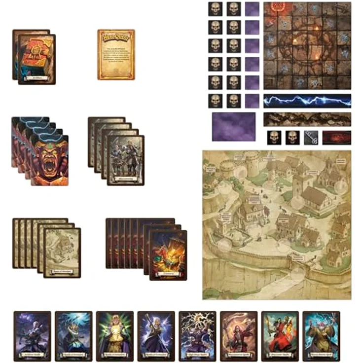 Avalon Hill HEROQUEST Wizards of MORCAR, Quest-Pack mit 10 Quests und 27 Miniaturen, Spielergestützte Erweiterung für HeroQuest – Bild 5