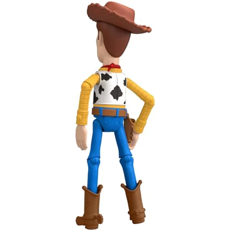 Mattel Disney Pixar Toy Story 5 Holzfigur Woody, 18 cm mit 14 beweglichen Gelenken, für Kinder ab 3 Jahren – Bild 4
