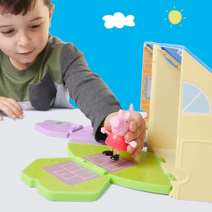 Hasbro PEP Peppas aufklappbare Spielgruppe, Spielset mit Peppa Figur und 7 Accessoires, kreativ für Kinder ab 3 Jahren – Bild 5