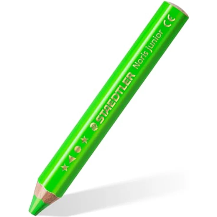 STAEDTLER Buntstift Neon, 4 Stück - Vielseitiger 3-in-1 Effekt, leuchtende Farben, nachhaltiges Holz – Bild 2