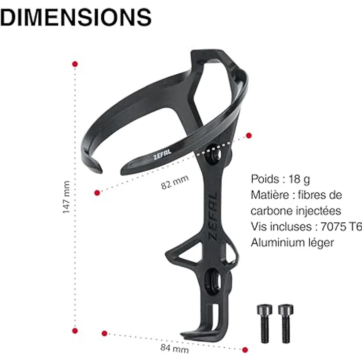 Trinkflaschenhalter Zefal Pulse L2 Carbon, schwarz – Bild 8