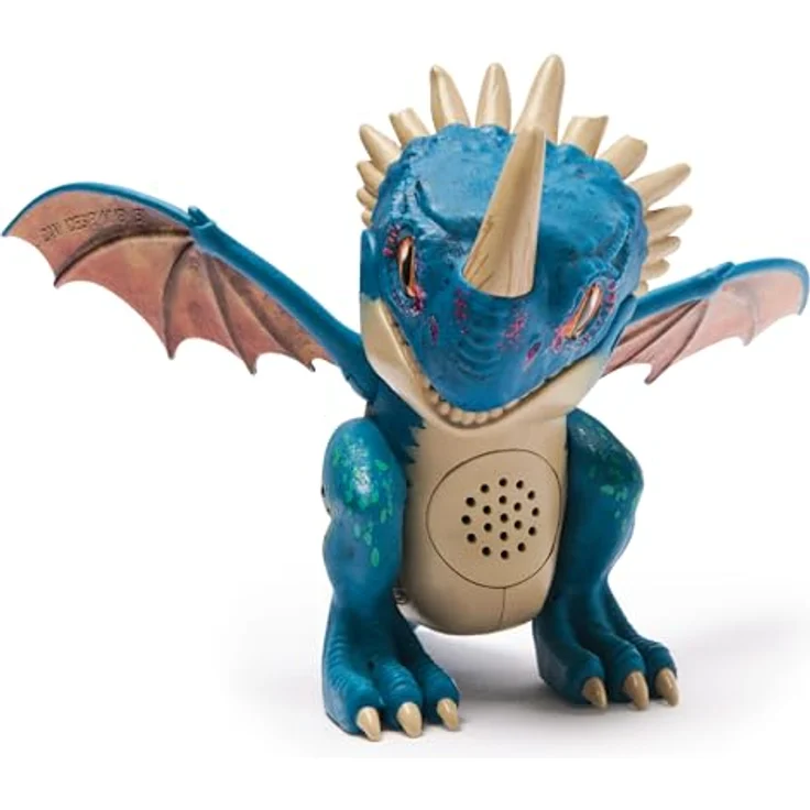 DreamWorks Dragons Interaktiver Mini-Drache Sturmpfeil, 9cm Figur mit über 25 Soundeffekten und beweglichen Flügeln, Spielzeug für Kinder ab 4 Jahren – Bild 3