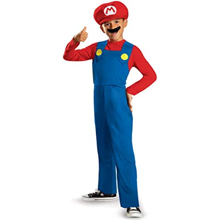 Disguise Nintendo Super Mario Brothers klassisches Jungenkostüm: Mario – Bild 2