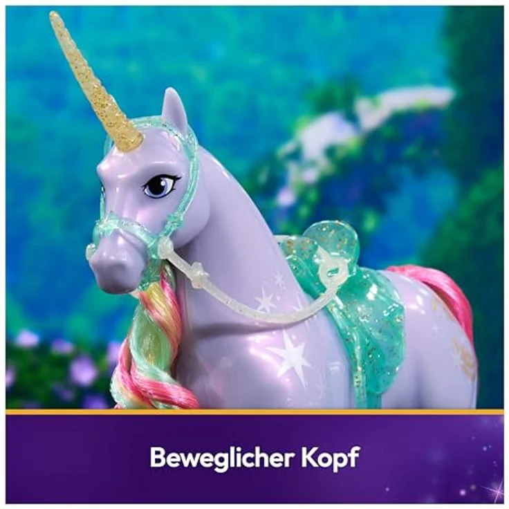 Amigo Spiel Freizeit GmbH Unicorn Academy Fashion Unicorn Wildstar, 28 cm Sammelfigur mit metallischen Light-Magic-Markierungen und abnehmbarem Zubehör – Bild 4
