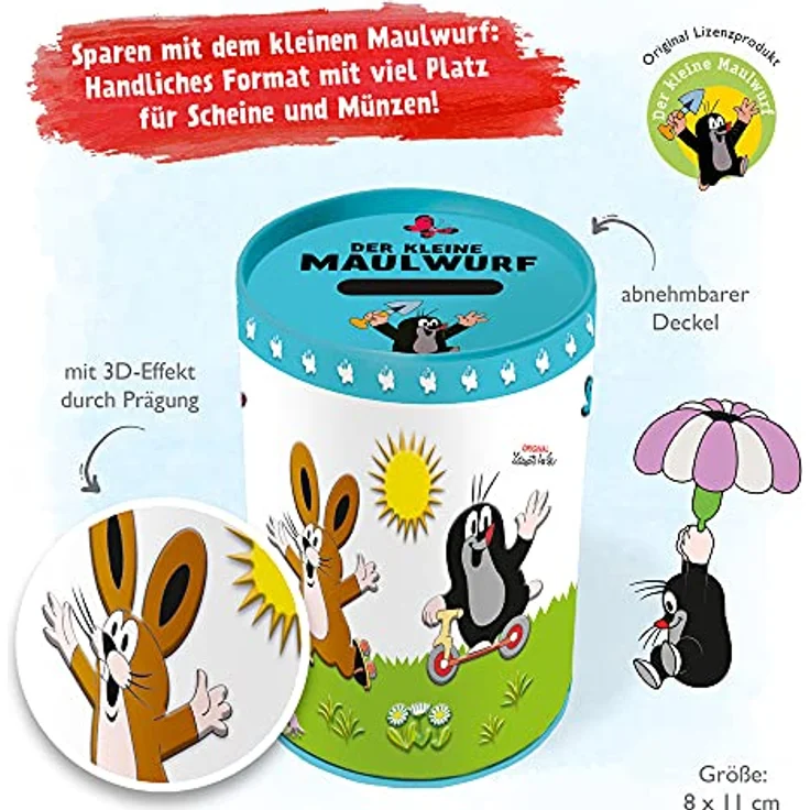 Spardose Maulwurf Fahrzeuge – Bild 3