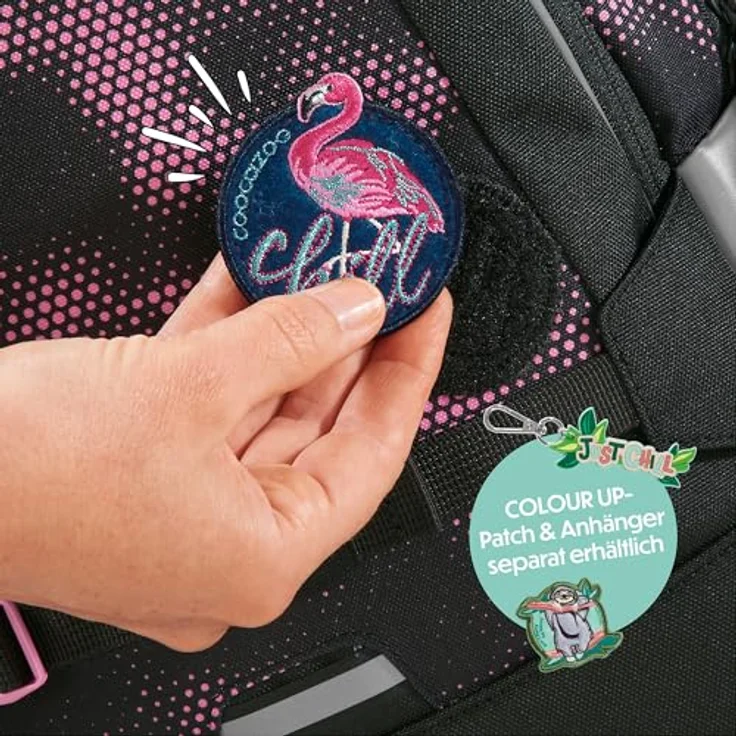 coocazoo Schulrucksack Mate, 100% PFC-frei und bluesign-zertifiziert, in Schwarz – Bild 9