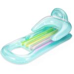 PolyGroup Relax Lounge Luftmatratze, blau, ca. 160 x 76 x 64 cm, für flaches Wasser