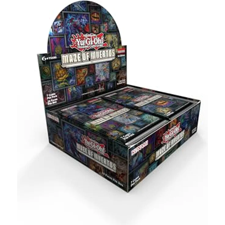 Konami Yu-Gi-Oh! Maze of Muertos Booster Display, 24 Booster Packs in englischer Sprache für Sammelkarten – Bild 3