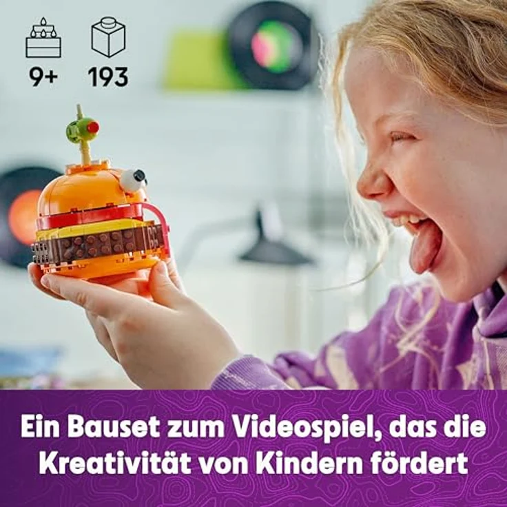 LEGO Fortnite 77070 Durrr Burger Bausatz, Modell aus 193 Teilen, mehrfarbig, 11 cm hoch – Bild 2