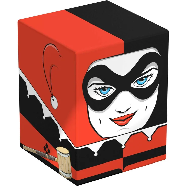 Squaroes Squaroe Batman: Gotham City GC004 - Harley Quinn, Sammelbox für bis zu 100 Spielkarten