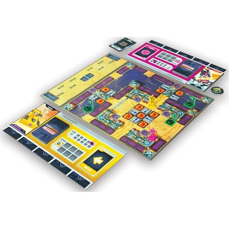Renegade Game Studios: Robo Rally: Transformers – Rennbrettspiel, mit 6 Transformers Miniaturen, ab 14 Jahren, 2–4 Spieler, 45–90 Minuten – Bild 3