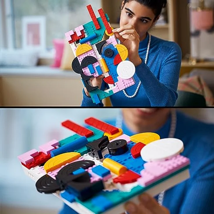 LEGO 31210 Art Moderne Kunst Set, buntes abstraktes Wandbild, Home-Deko für Wohnzimmer oder Schlafzimmer, Basteln für Erwachsene und Jugendliche, Geschenk für Frauen und Männer – Bild 3