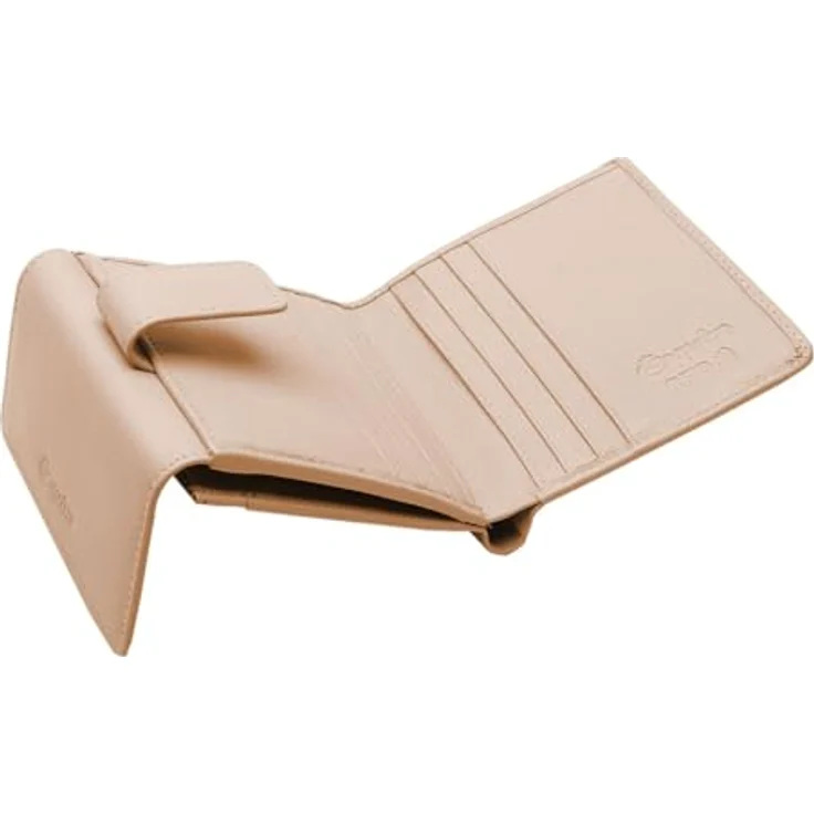 Esquire Viktoria Geldbörse RFID, Kinderportemonnaie aus 100% Leder, 10 cm x 8 cm x 1 cm, beige – Bild 3