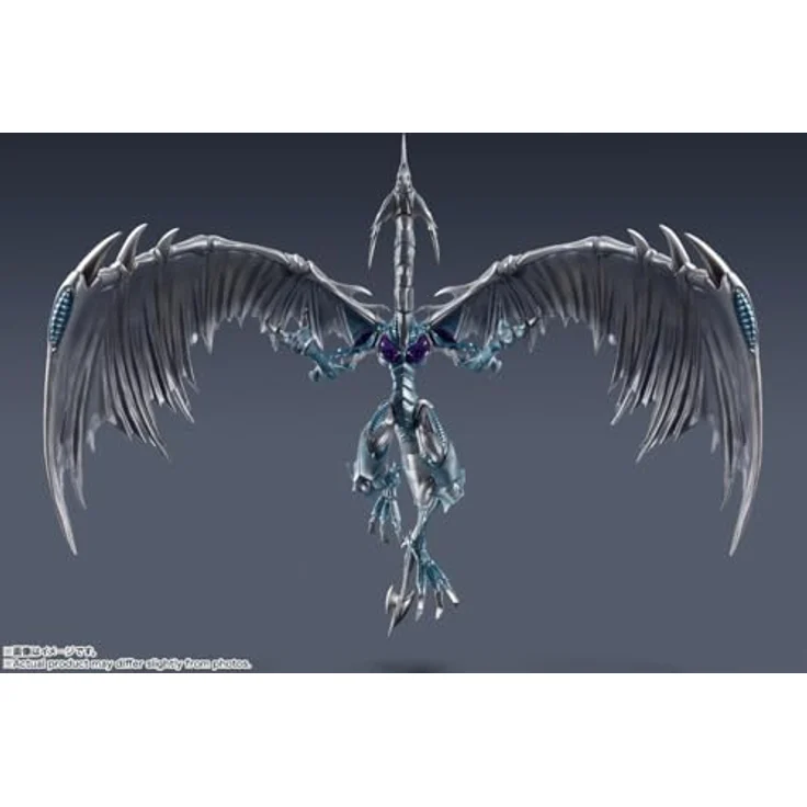 TAMASHII NATIONS Yu-Gi-Oh! 5D's Stardust Dragon S.H.MonsterArts Actionfigur, ca. 53 cm, mit Ersatz-Handgelenkteilen und Effektteilen – Bild 4