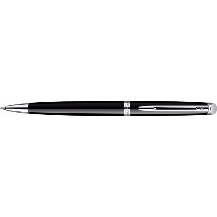 Waterman Hémisphère, Schreibstift mit palladium-plattierter Oberfläche und feiner Ziselierung, Schwarz-Silber