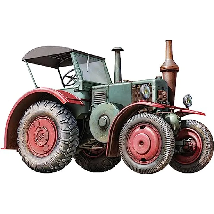 Mini Art 24010 1:24 Dt. Traktor D8506 m. Kabinendach - originalgetreue Nachbildung, Modellbau, Plastik Bausatz, Basteln, Hobby, Kleben, Modellbausatz, Zusammenbauen, unlackiert, MiniArt