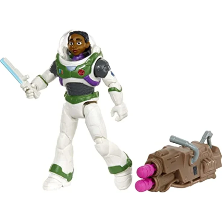 Disney Pixar HHJ88 - Buzz Lightyear Mission Equipped Izzy Hawthorne Spielfigur mit 12 beweglichen Gelenken, inklusive Laser-Attacke & Zubehör, Spielzeug für Kinder ab 4 Jahren – Bild 6