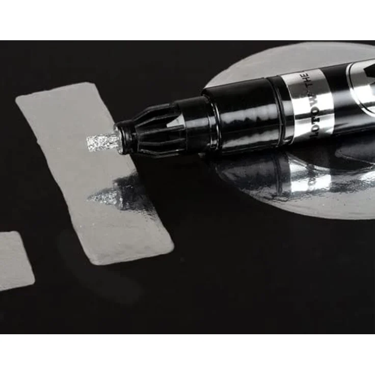 Molotow Flüssiger Chrom-Kalligraphie-Marker, 3 mm, Spiegeleffekt-Tintenstift, metallisch, MT703106 – Bild 3