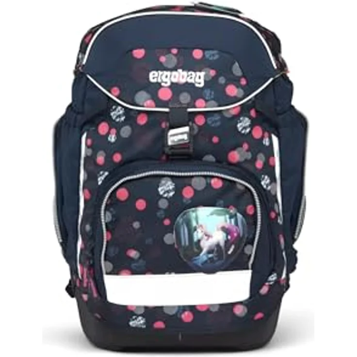 ergobag Schulrucksack, Mitwachsendes Your-Size-Rückensystem, blau – Bild 6