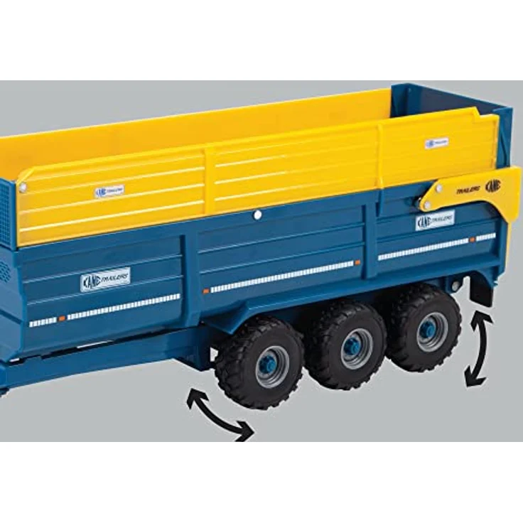 Britains Kane dreiachsiger Silageanhänger, Bauernhofspielzeug für Kinder, Traktorspielzeug zum Sammeln, kompatibel mit Bauernhoftieren und Spielzeug im Maßstab 1:32, für Sammler & Kinder ab 3 Jahren – Bild 4