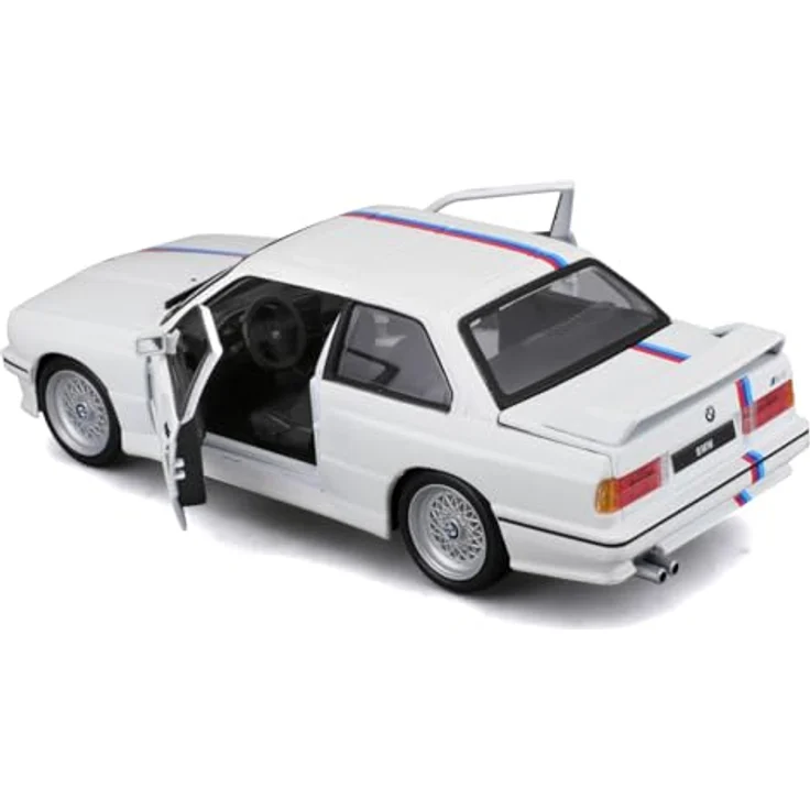 Bburago BMW M3 1988 Modellfahrzeug, weiß – Bild 4