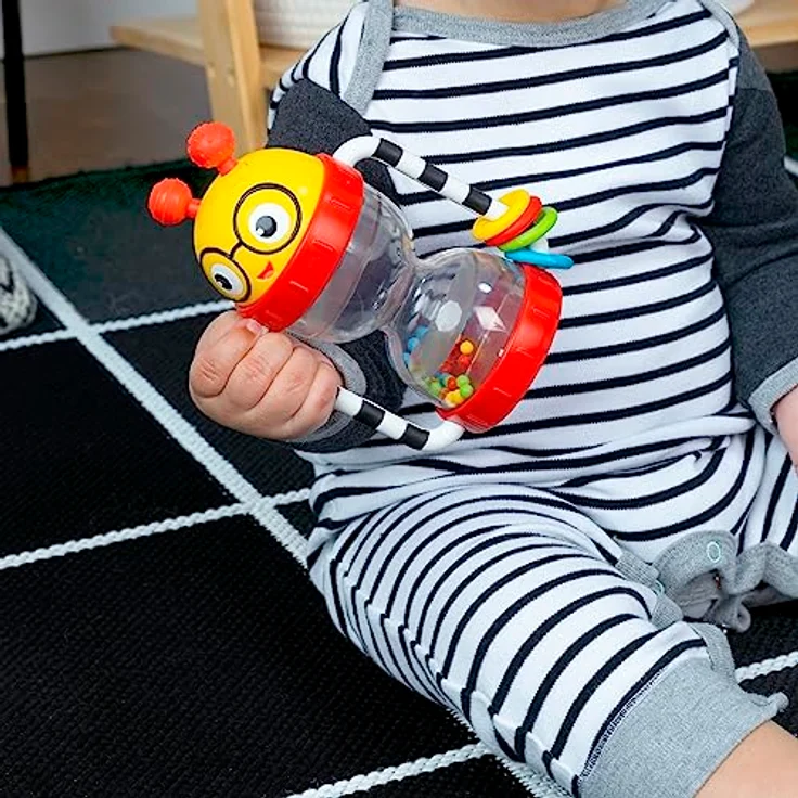 Baby Einstein Rattle Cal's Sensory Shake-up™, Aktivitätsrassel für sensorische Stimulation – Bild 7