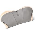 MOON Handmuff ghost, Handwärmer mit Teddyfell-Innenfutter und stylischem Design