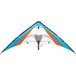 HQ HIGH QUALITY DESIGN HQ 116777 - Trek, Zweileiner Lenkdrachen Allround, 86x197cm, inkl. 50kp Dyneemaschnüre 2x25m auf Winder mit Schlaufen, 2-6 Beaufort