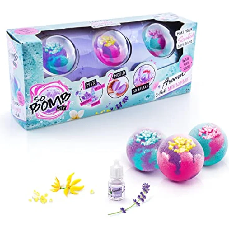 Canal Toys DIY-Set zum Erstellen von 3 Badekugeln, Aromatherapie, So Bath Bomb 3 Pack-BBD 039, mehrfarbig – Bild 1