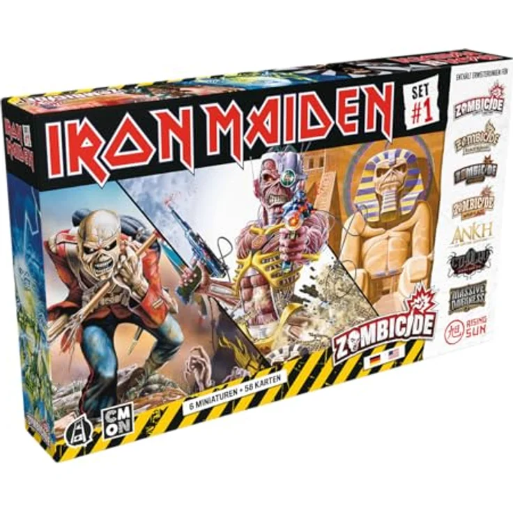 CMON Iron Maiden Character Pack 1, Miniaturen-Erweiterung für Dungeon Crawler, 1-6 Spieler, Ab 14+ Jahren, 60 Minuten, Deutsch, Mehrsprachig – Bild 1