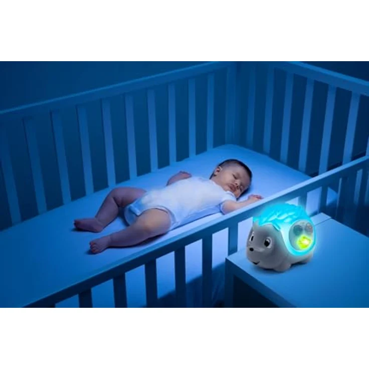 Chicco Igel Tag&Nacht, Nachtlicht und Activity Center für Babys ab 0 Monaten, mit Leuchttasten, Geräuschen und entspannenden Melodien, interaktive Funktionen für 6 Monate+ – Bild 2