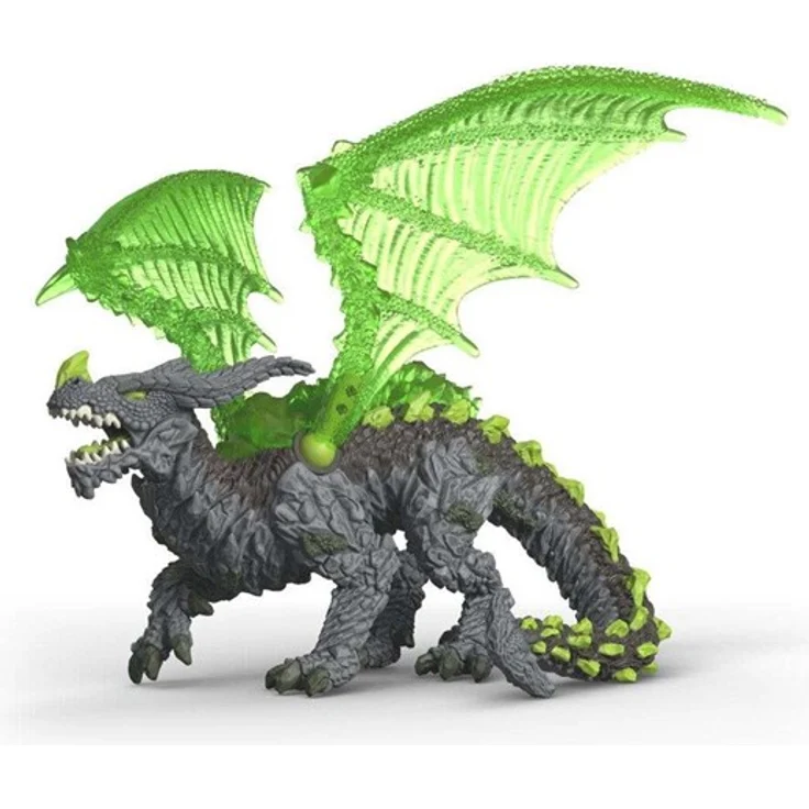 Schleich Rock Dragon, Spielfigur mit beweglichen Flügeln, 28 x 17 x 13 cm, Eldrador Creatures – Bild 7