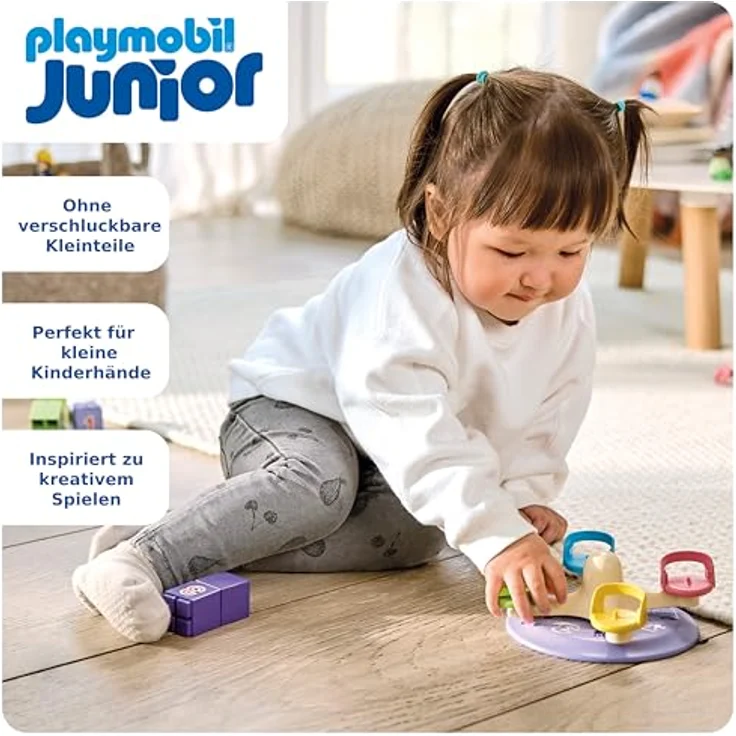 PLAYMOBIL® 71701 Zahlenkarussell, Spielset für Playmobil Junior zur Förderung der Zahlenerkennung von 1 bis 8, inkl. Platz für 4 Figuren – Bild 3