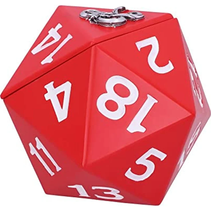 Nemesis Now Dungeons & Dragons D20-Würfel Aufbewahrungsbox, rotes Harz, 13,5 cm, offiziell lizensiert – Bild 4