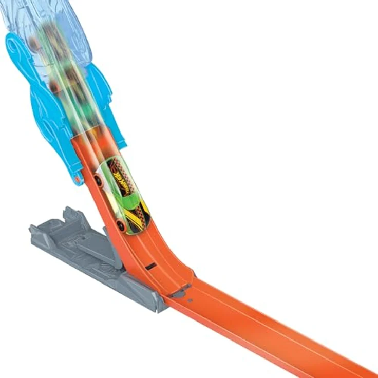 Hot Wheels Track Builder Air Drop Pack, modular mit blau-grauer Aufbewahrungsbox und Hot Wheels Auto, für kreative Streckenbau-Variationen – Bild 6