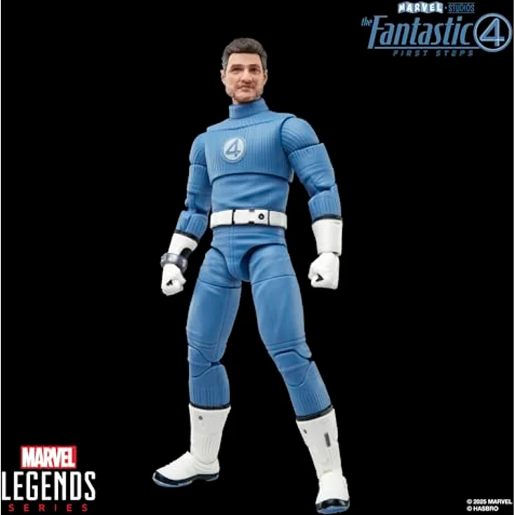 Marvel Legends Series Mister Fantastic Action-Figur, 15 cm große Sammelfigur mit 4 Accessoires und beweglichen Gelenken, inspiriert von Marvel Studios' Fantastic Four – Bild 3