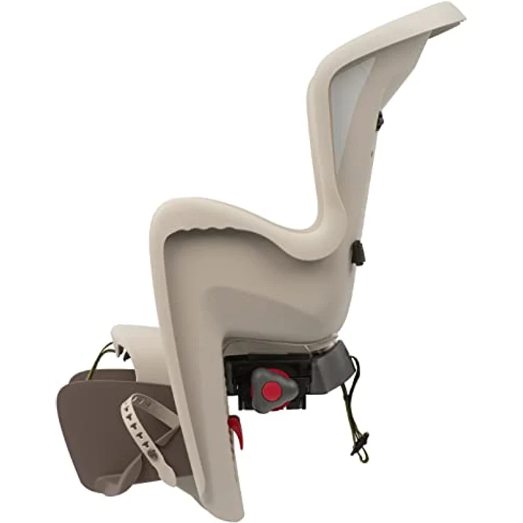 Polisport Kindersitz Hinten POLISPORT Bilby Creme/Braun mit Höhenverstellbarem Sicherheitsgurt – Bild 2