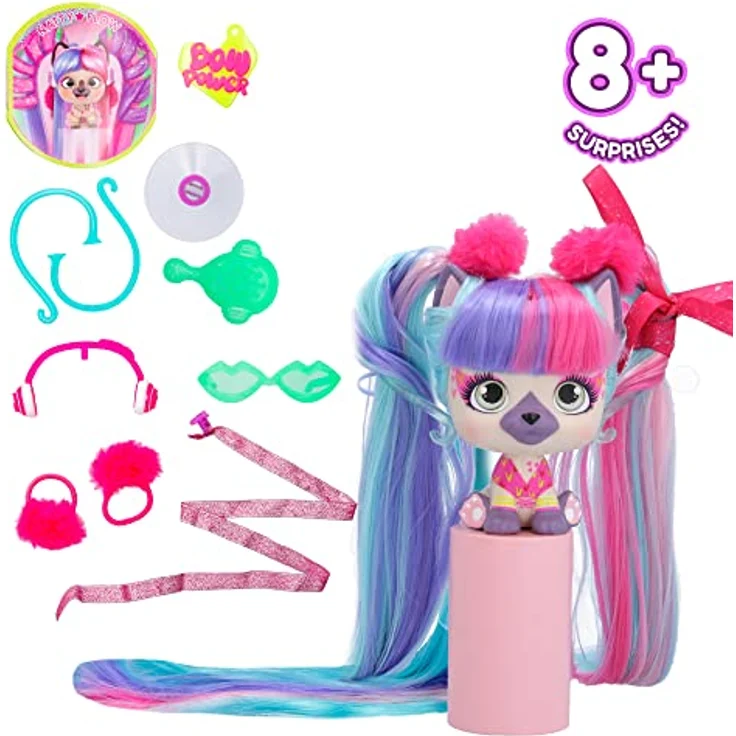 IMC TOYS Frisierpuppe Bow Power mit Zubehör, 9,5 cm, geeignet ab 3 Jahren – Bild 2