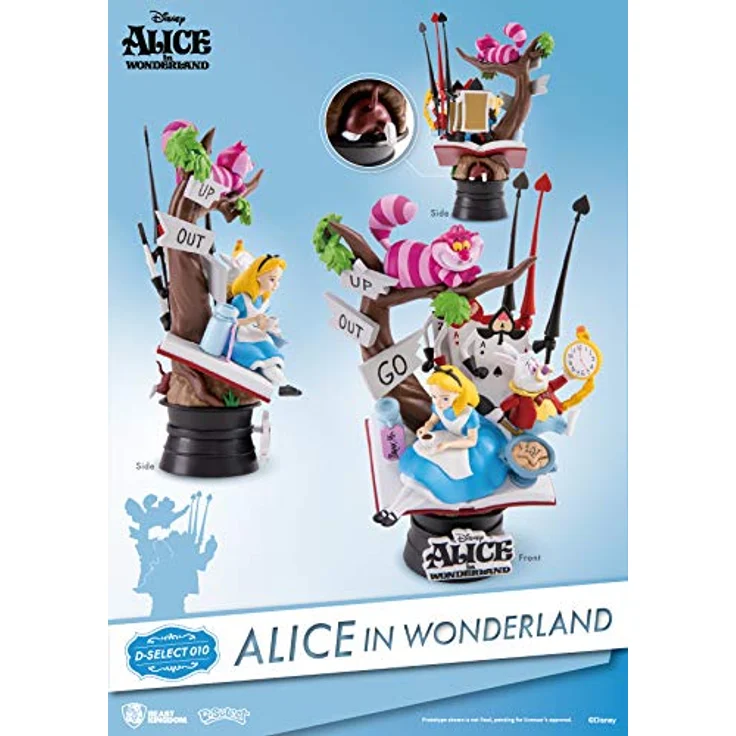 Beast Kingdom Disney Diorama Alice im Wunderland, Mehrfarbig (MAY189044) – Bild 3