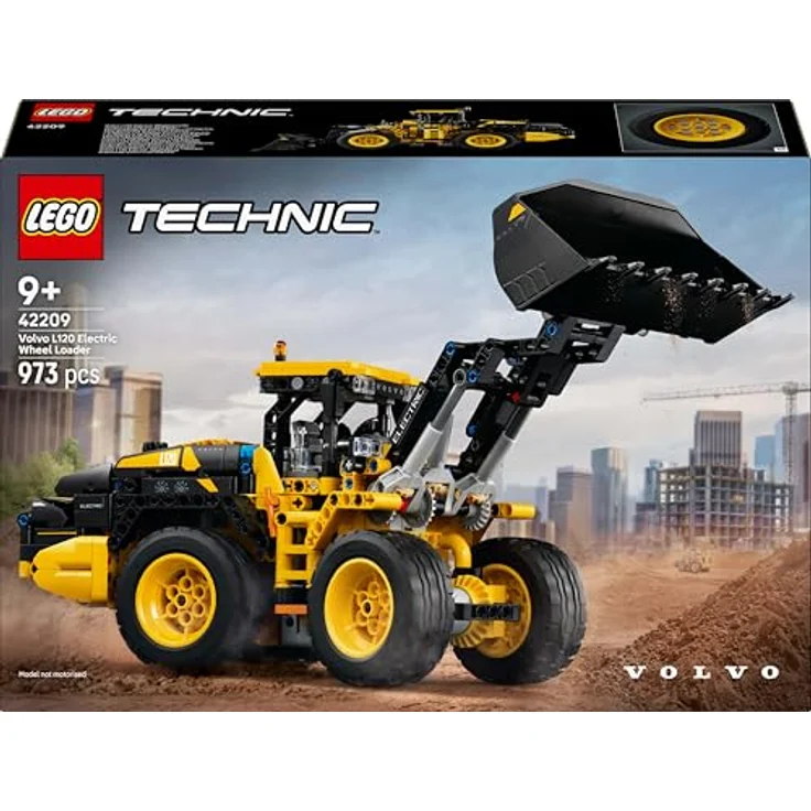 LEGO Technic 42209, Volvo L120 Electric Radlader, 973-teiliges Set für Kinder ab 9 Jahren, Länge 35 cm, emissionsfreier Antrieb – Bild 9