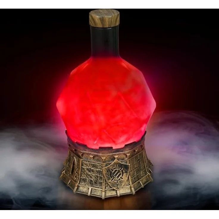 ENHANCE Zaubertranklicht mit Wirbelndem Mystischem Gebräu - Leuchtender Rot Elixier-Kelch für Tischspiele, 21.5 x 16.5 x 16.5 CM, USB-C/Batteriebetrieb – Bild 2