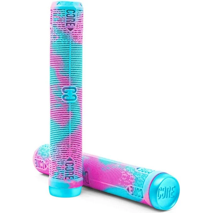Core Action Sports Core Skinny Boy Stunt-Scooter Griffe soft 170mm, Türkis/Pink - Ergonomisches Design, stoßdämpfende Verbindung
