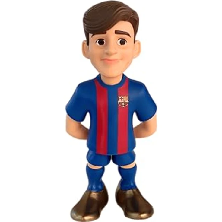MINIX FC Barcelona GAVI 6#154, Sammelfigur aus PVC, 12 cm, offiziell lizenziert in Ausstellungsbox – Bild 2