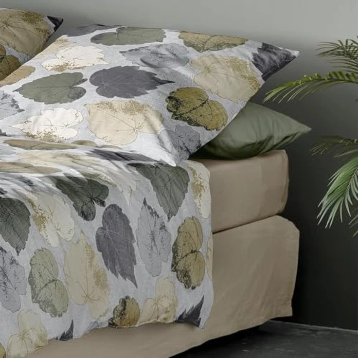 Irisette Edel-Feinbiber Bettwäsche Koala bunt 8533, kuschelig weich und angenehm, mit Qualitätsreißverschluss – Bild 3